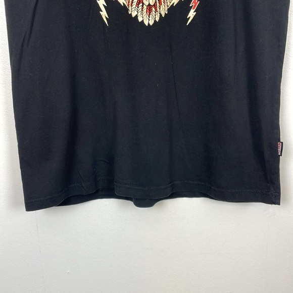 Harley Davidson Mens XL Pullover Motor Cycle Stretch Black Rodeo Casual T Shirt - Picture 2 of 8